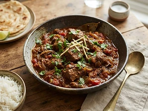 Pork Masala curry served at X On Earth