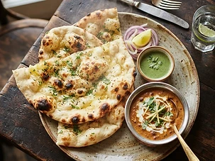 X On Earth 的薄饼 Naan