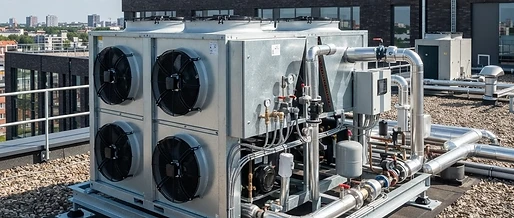 Hochtemperatur-Wärmepumpe CAHV mit R290 für gewerbliche Großobjekte