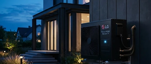 LG Therma V R290 Monobloc S: Leises Design für urbane Wohnkonzepte