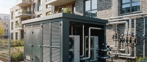 Vorkonfektionierte Wärmepumpenzentrale von Daikin für Mehrfamilienhäuser