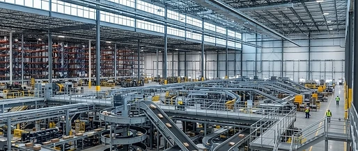 Effiziente Klimatisierung großer Industriehallen durch Zonenkühlung