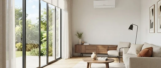 Hitzeschutz und Kühlung im Wohnbau mit Ecodan und M-Serie