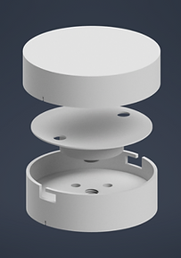 Permanent Magnet Bayonet Lock CAD render 2