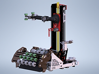 2025 Reefscape robot CAD render