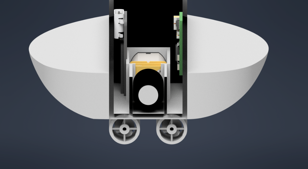 Contactless drivetrain cross-section