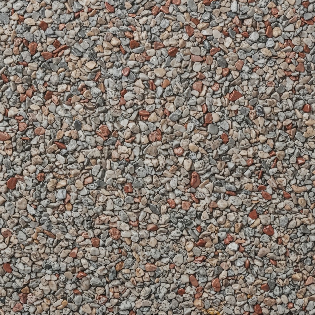 Steinteppich Muster Grau/Rot – Arabescato