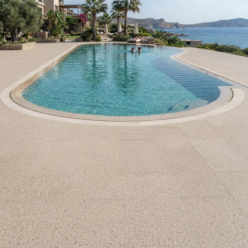 Steinteppich Inspiration – Poolumgang