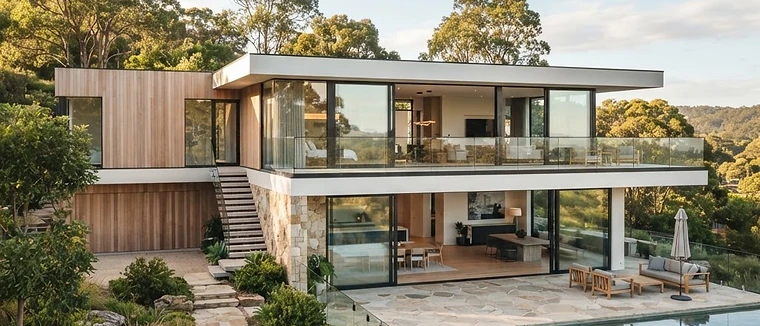 Ville di lusso: vetro e architettura