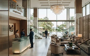 Hotel: vetro e comfort per gli ospiti