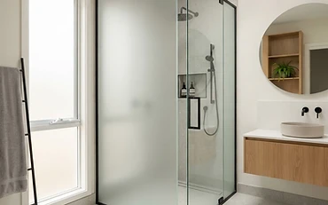 Vetro satinato: privacy e luce diffusa