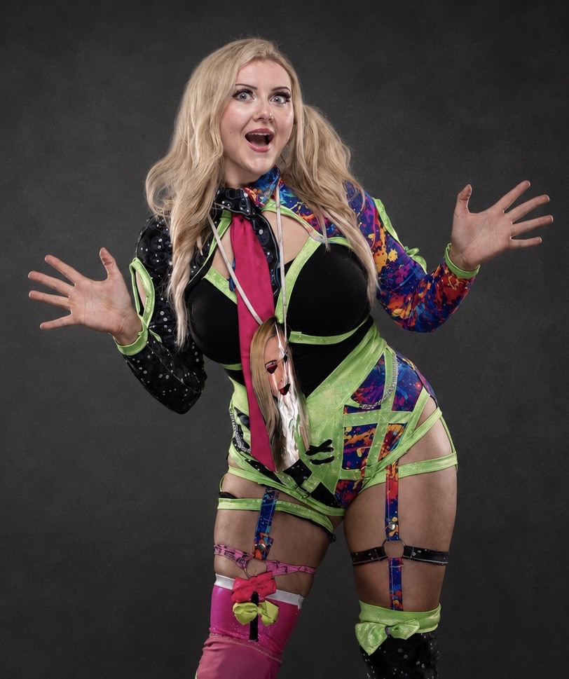 Lovely Miss Larkan wrestler portrait