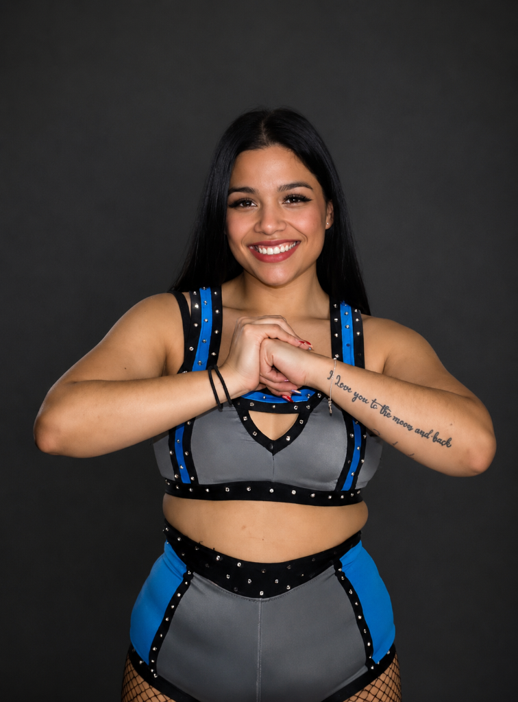 Denisse Dae, wrestler portrait