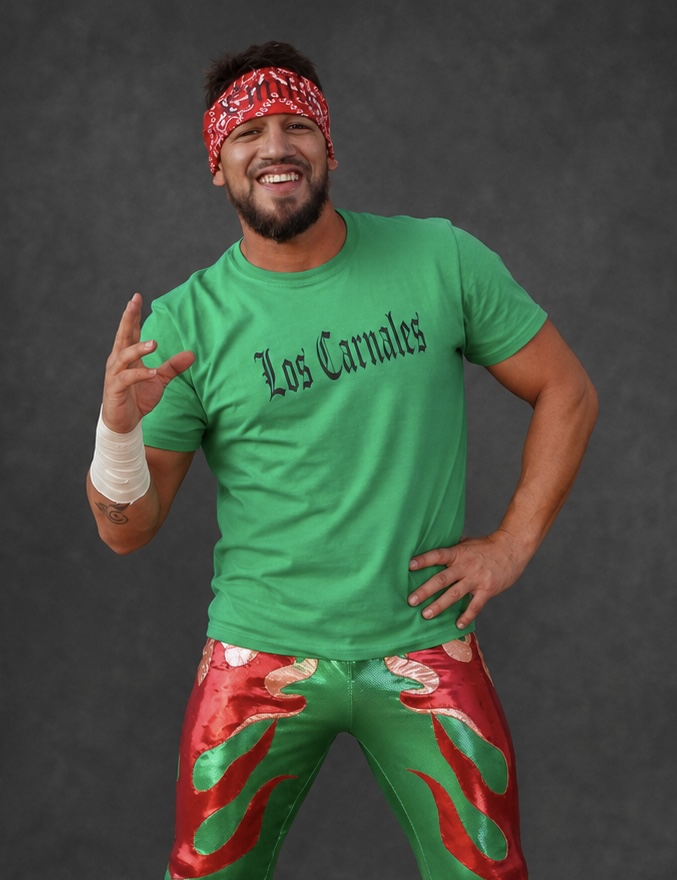 Emilio Guzman, Friendly Neighborhood Vato, wrestler portrait