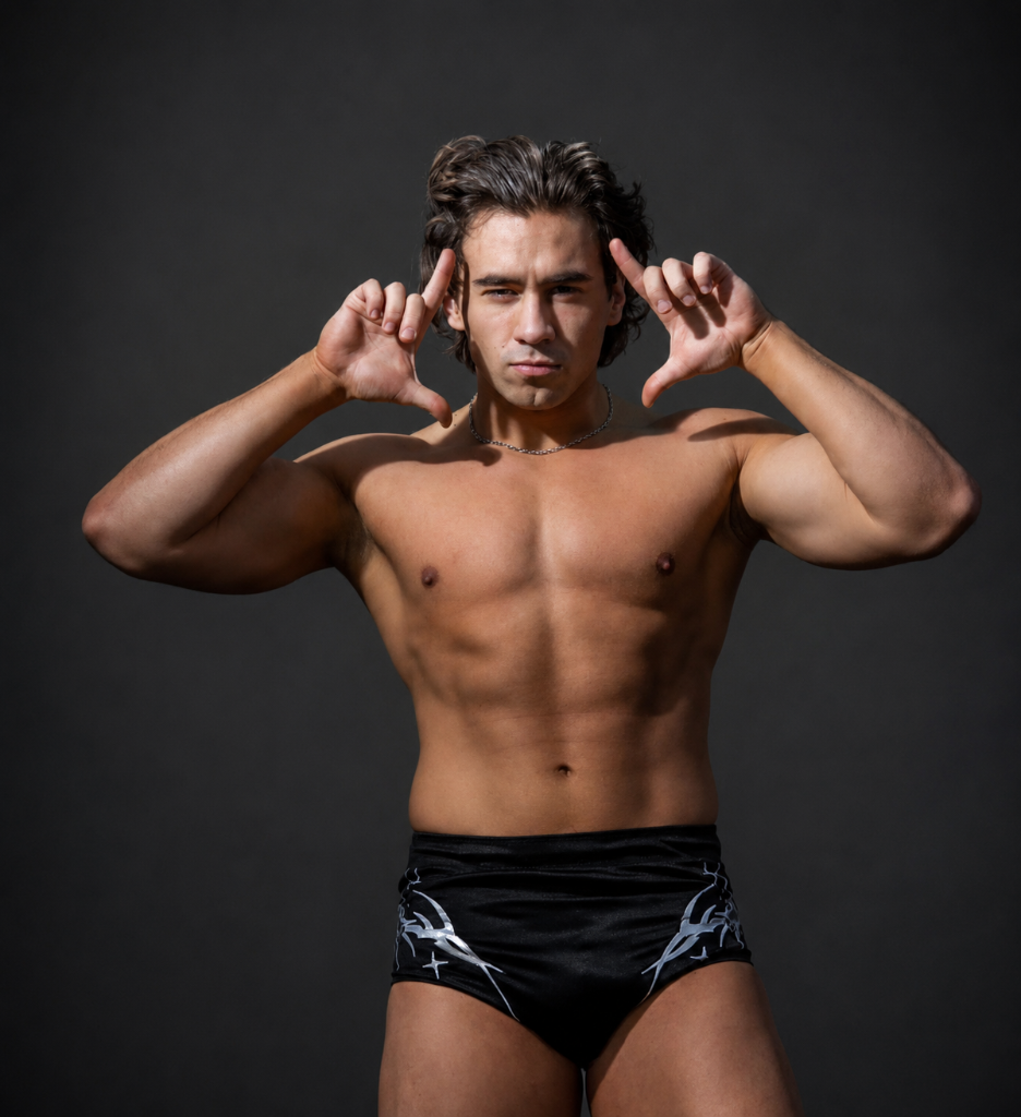 Vin Parker, wrestler portrait