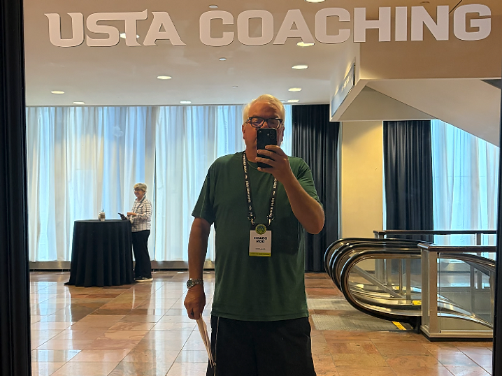 Coach Don at the USTA Coaches Open in New York City