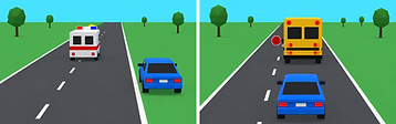 Emergency Vehicles & School Buses