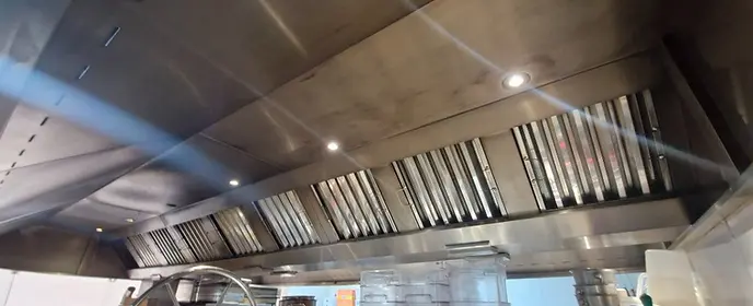 Kitchen Extraction System Cleaning — condition found before cleaning by Extract Compliance Ltd