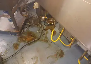 Kitchen Deep Cleaning — before cleaning by Extract Compliance Ltd