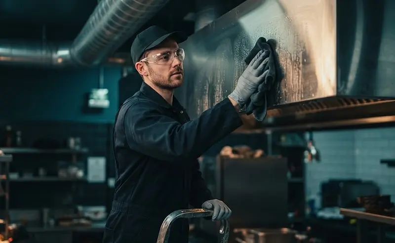 Commercial kitchen extraction ductwork