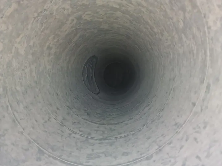 Clean laundry extract ductwork after a professional TR19 clean