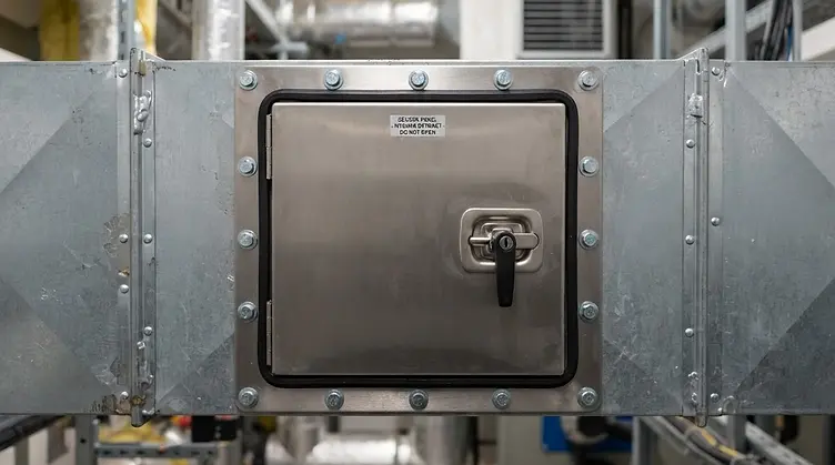 Standard & Fire-Rated Access Doors for Spiral and Square Ductwork