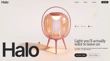 Product Landing Page template preview
