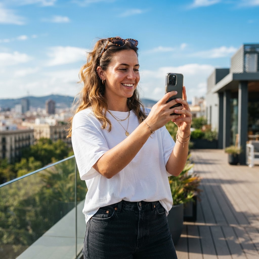 Equipa criativa a planear conteúdos para redes sociais