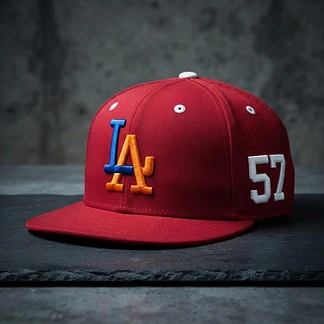 LaNova 'LA' Fitted Cap