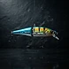 LaNova-branded jointed X-Rap lure against obsidian backdrop