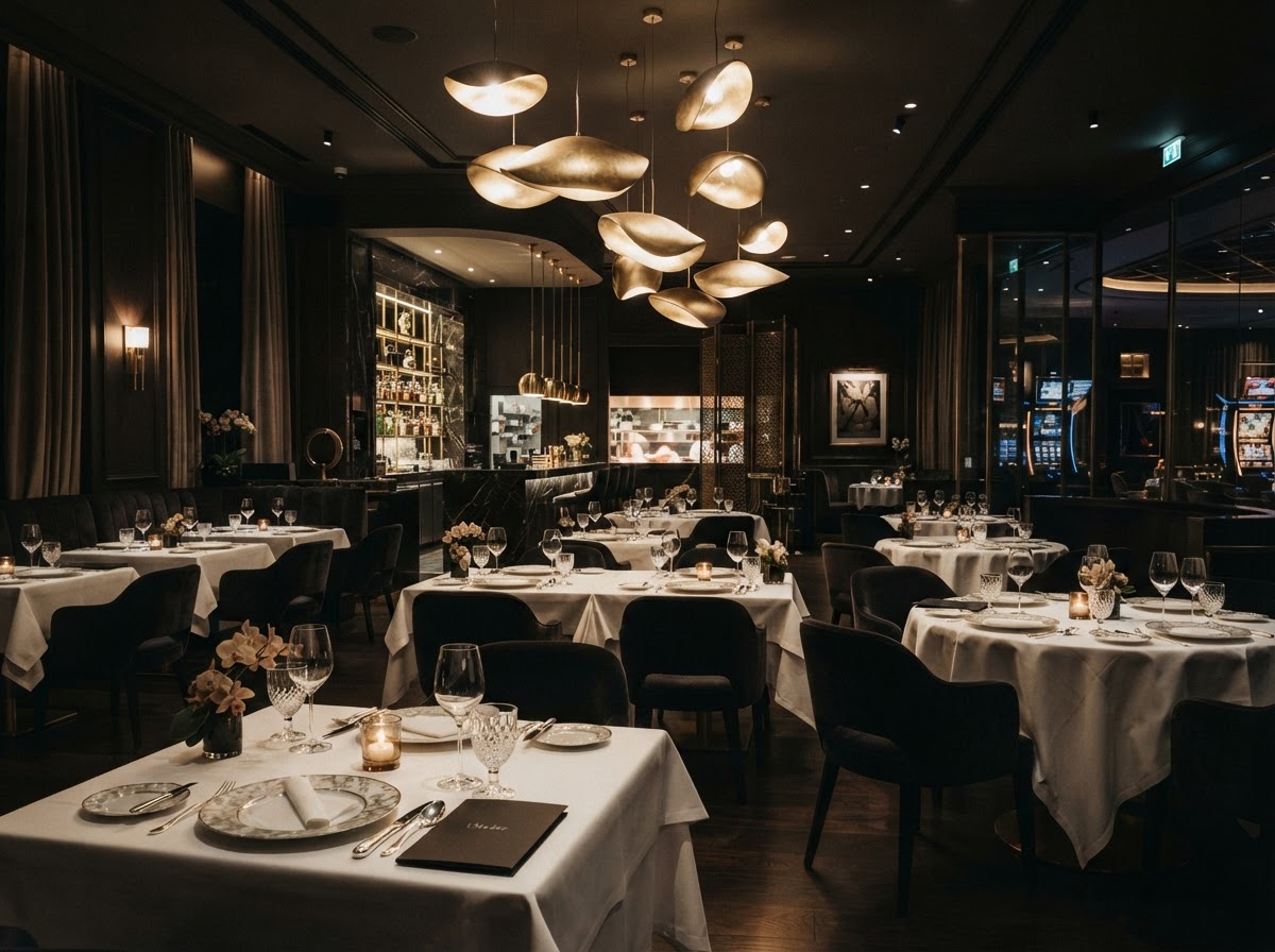 Elegant signature dining room