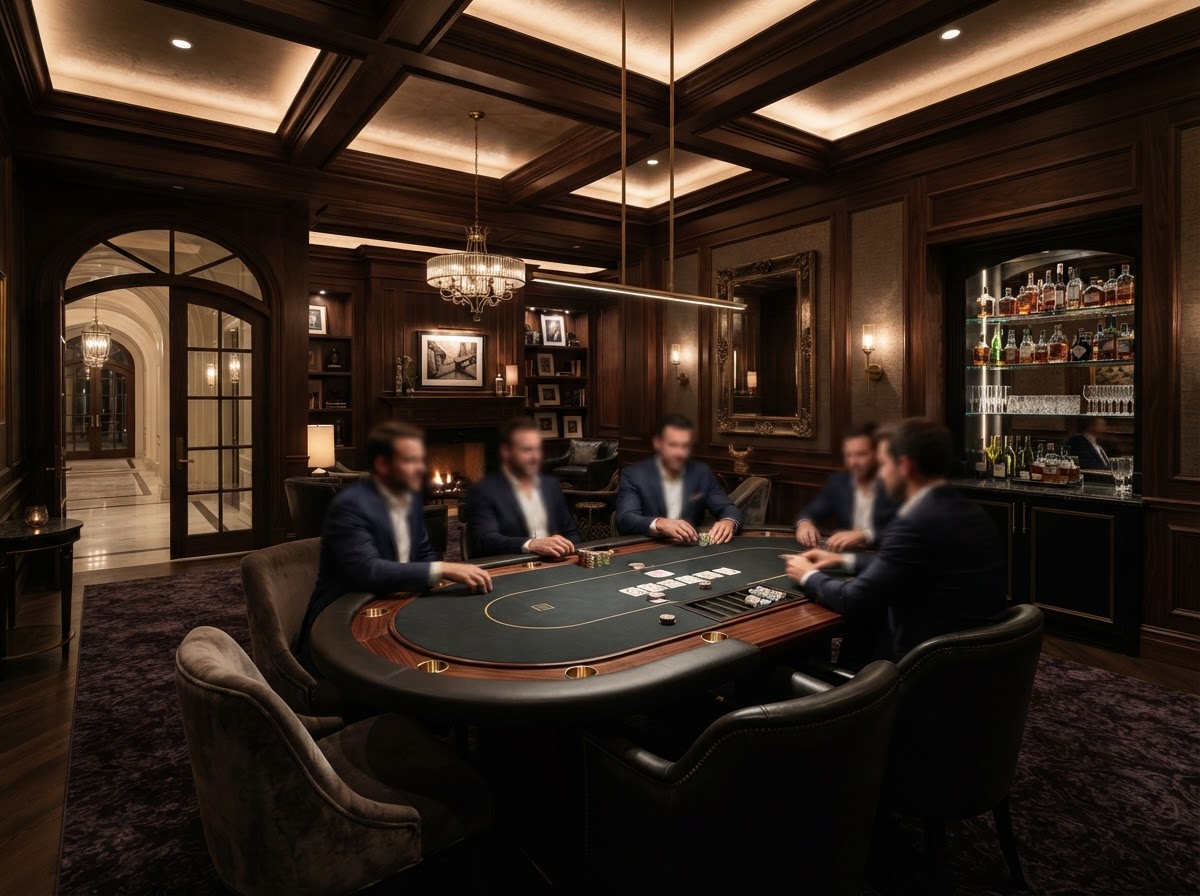 Refined private poker room