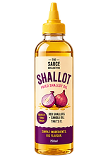 SHALLOT fried shallot oil squeeze bottle with yellow twist nozzle