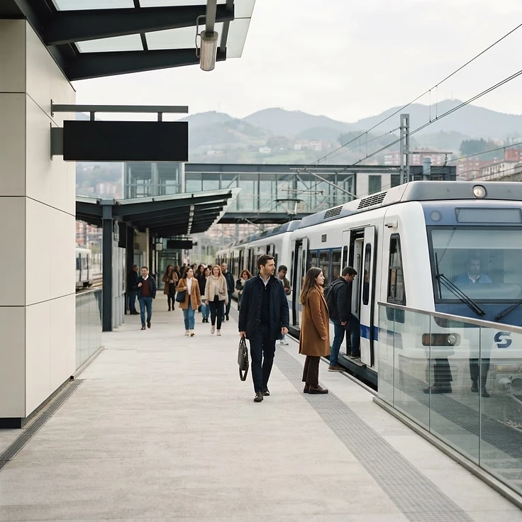 Fotografía de contexto: infraestructura de transporte y estación moderna.