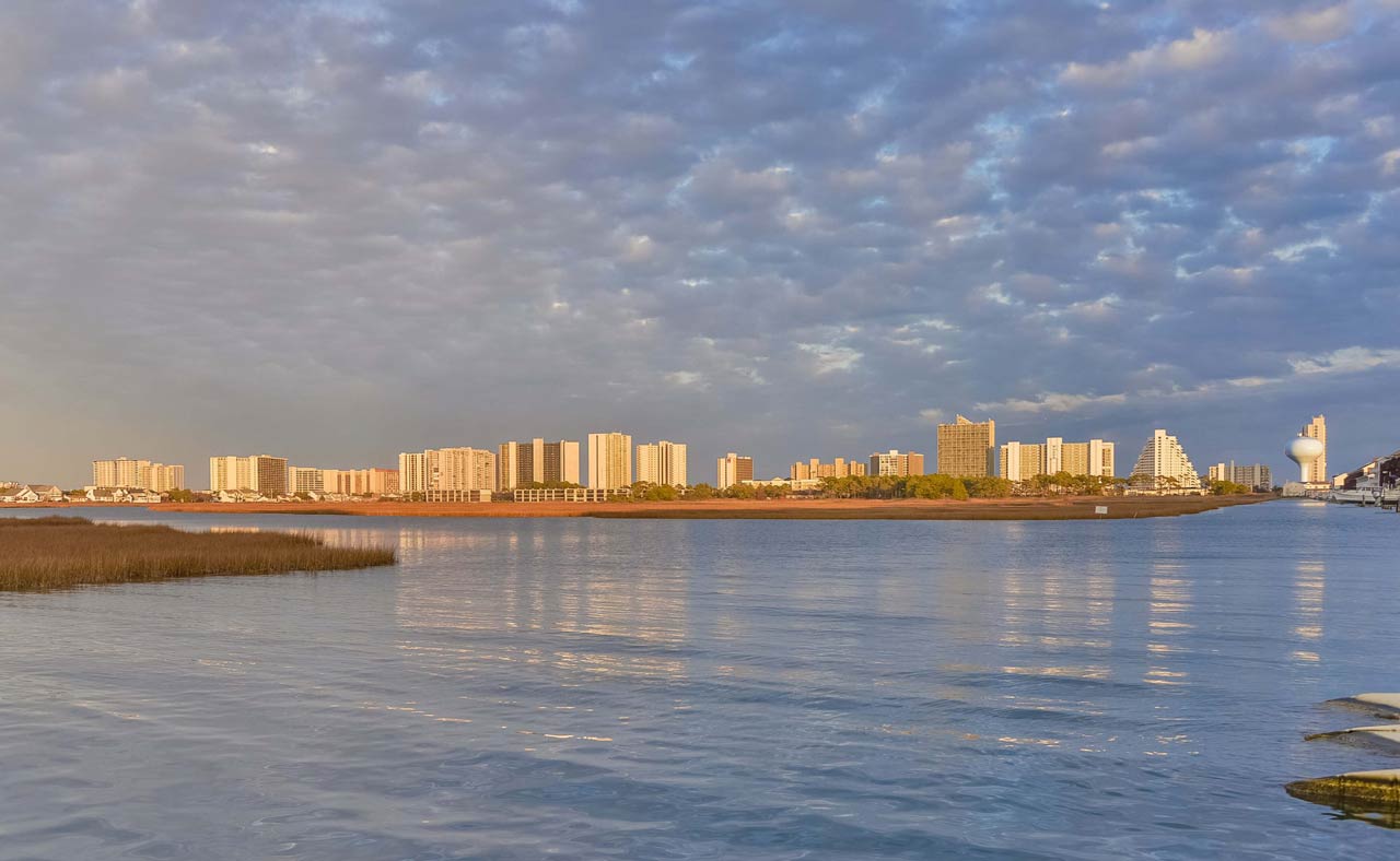 Maryland coastal waterfront