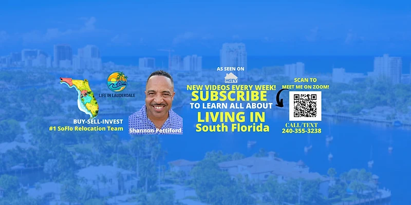 Life in Lauderdale Real Estate — #1 SoFlo Relocation Team, as seen on HGTV. Scan to meet Shannon on Zoom. Call or text 240-355-3238.