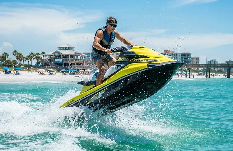 Jet Skis and Dolphin Tours: Clearwater Beach Aquatic Fun