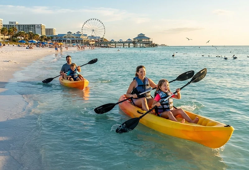 Marine Life and Jet Skis: Clearwater Beach for Families