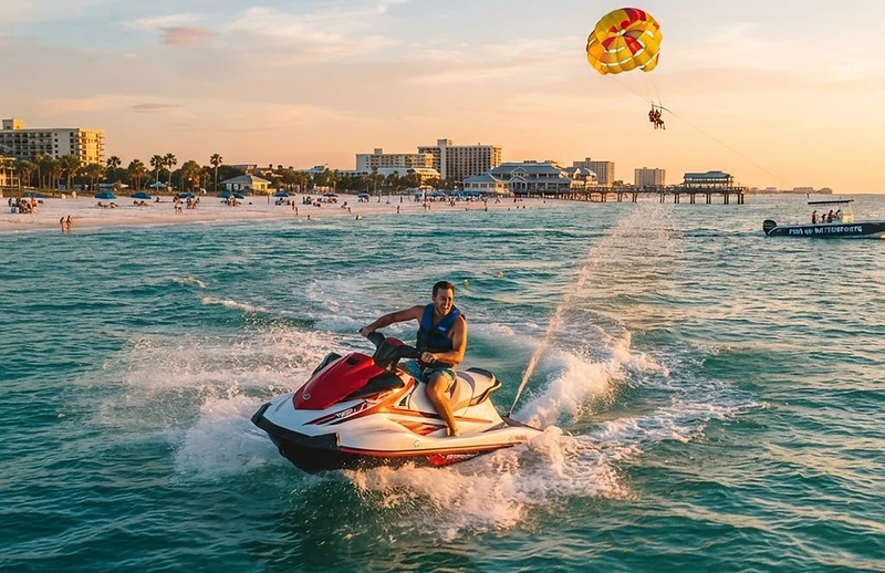 Parasailing and Jet Skis: Elevate Your Clearwater Beach Trip