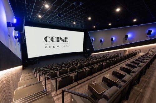 Sala de cine con butacas reclinables