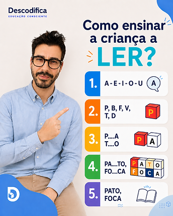 Formação Descodifica — Como ensinar a criança a ler