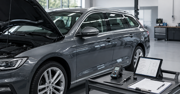 Fahrzeugprüfung und Lackschichtmessung durch ELB INGENIEURE
