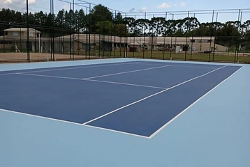 Pintura de quadra esportiva e piso executada pela Sul Brasil