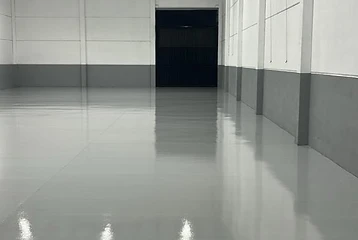 Pintura de quadra esportiva e piso executada pela Sul Brasil