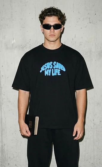 T-shirt 'JESUS SAVED MY LIFE'