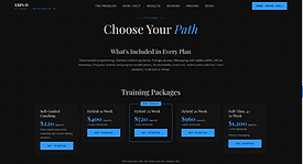 Erin H Fitness — Pricing section