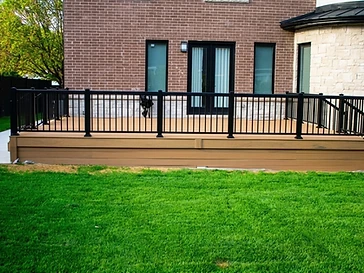 Warm Timber Glow, Bold Black Lines — photo 2