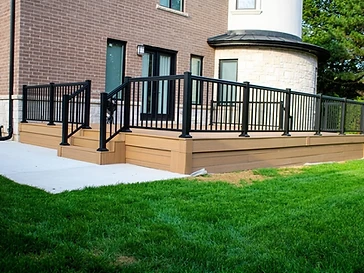 Warm Timber Glow, Bold Black Lines