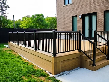 Warm Timber Glow, Bold Black Lines — photo 4