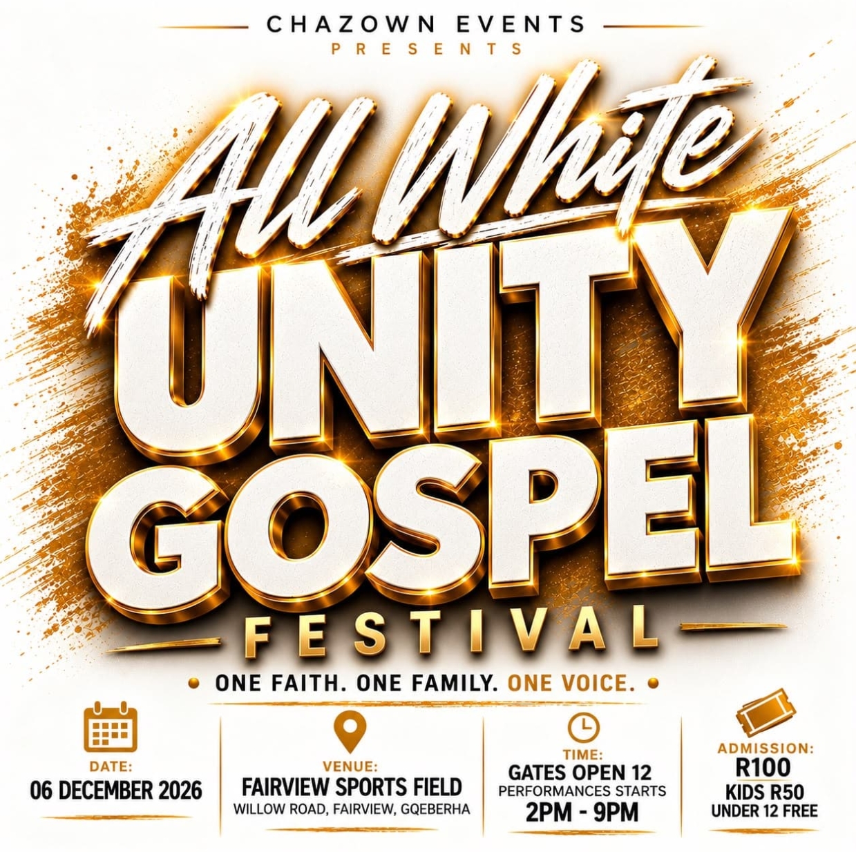 All White Unity Gospel Festival
